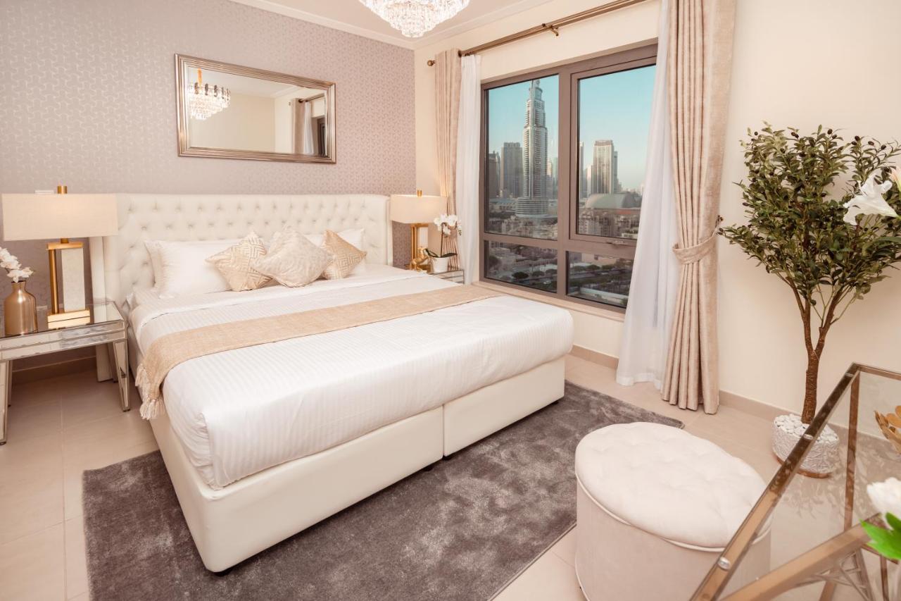 Elite Royal Apartment - Panoramic Full Burj Khalifa, Fountain & Skyline View - Baron Dubaj Exteriér fotografie