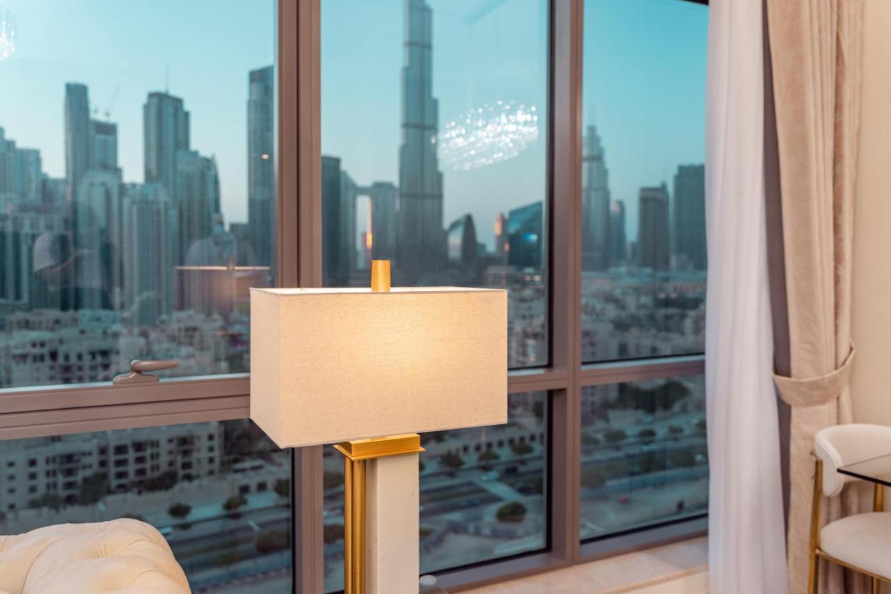 Elite Royal Apartment - Panoramic Full Burj Khalifa, Fountain & Skyline View - Baron Dubaj Exteriér fotografie