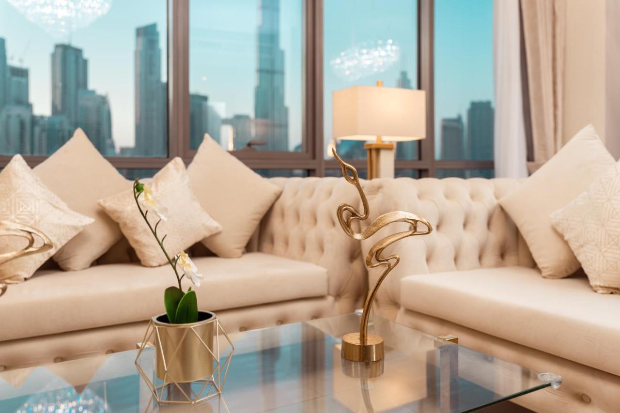 Elite Royal Apartment - Panoramic Full Burj Khalifa, Fountain & Skyline View - Baron Dubaj Exteriér fotografie