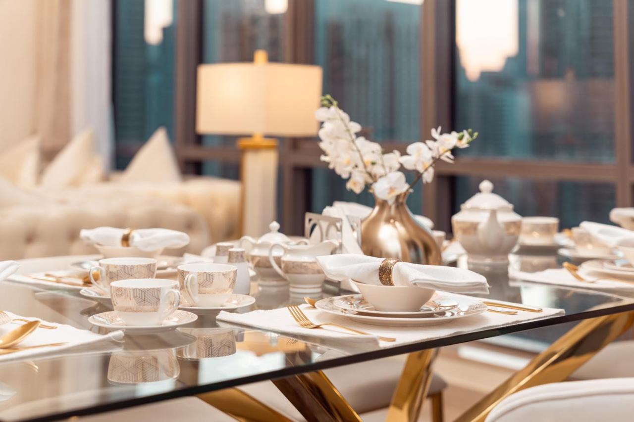 Elite Royal Apartment - Panoramic Full Burj Khalifa, Fountain & Skyline View - Baron Dubaj Exteriér fotografie